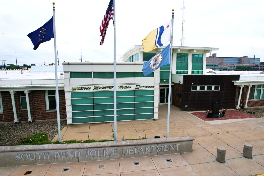 south bend police department building exterior