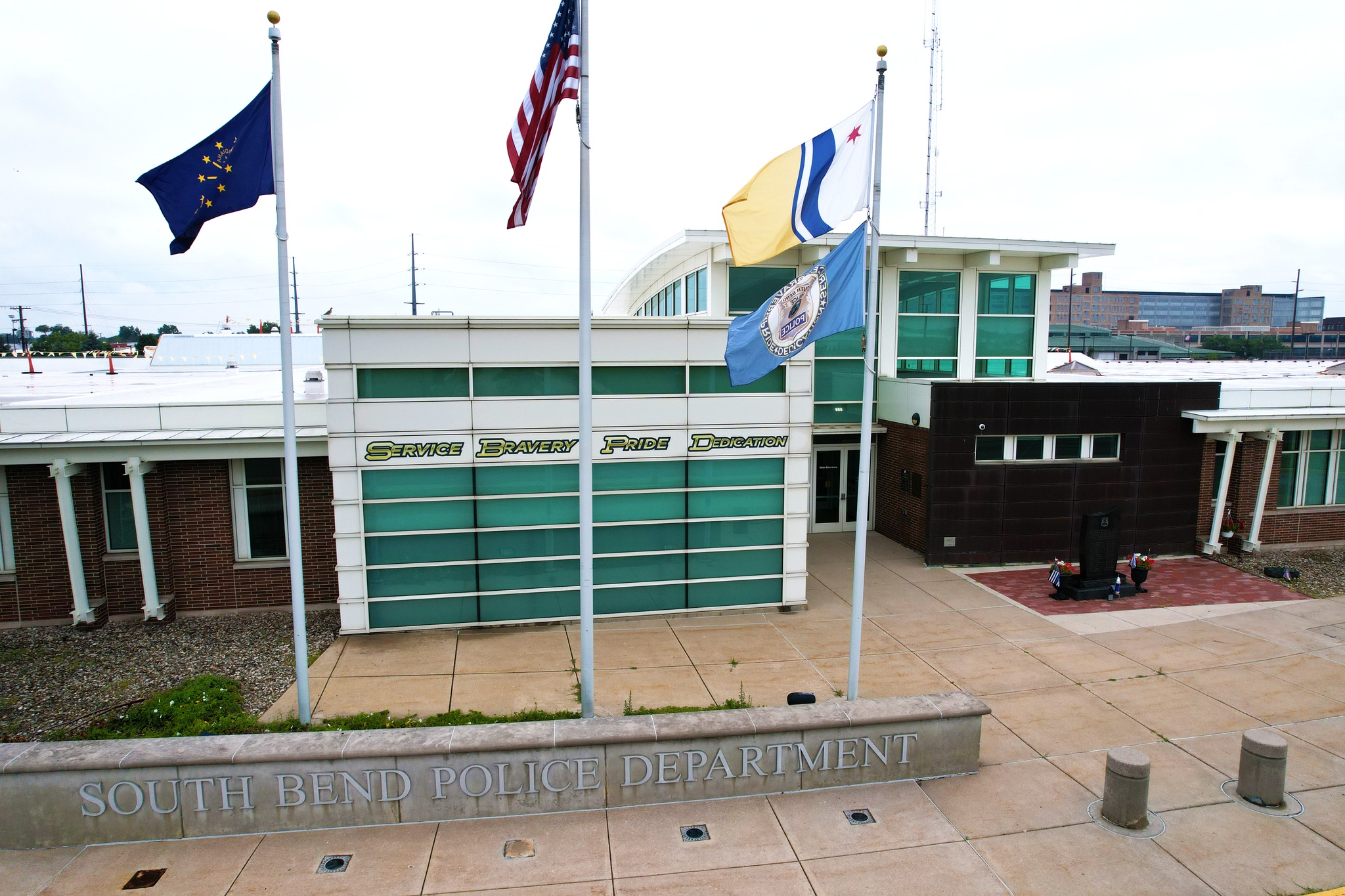 south bend police department building exterior