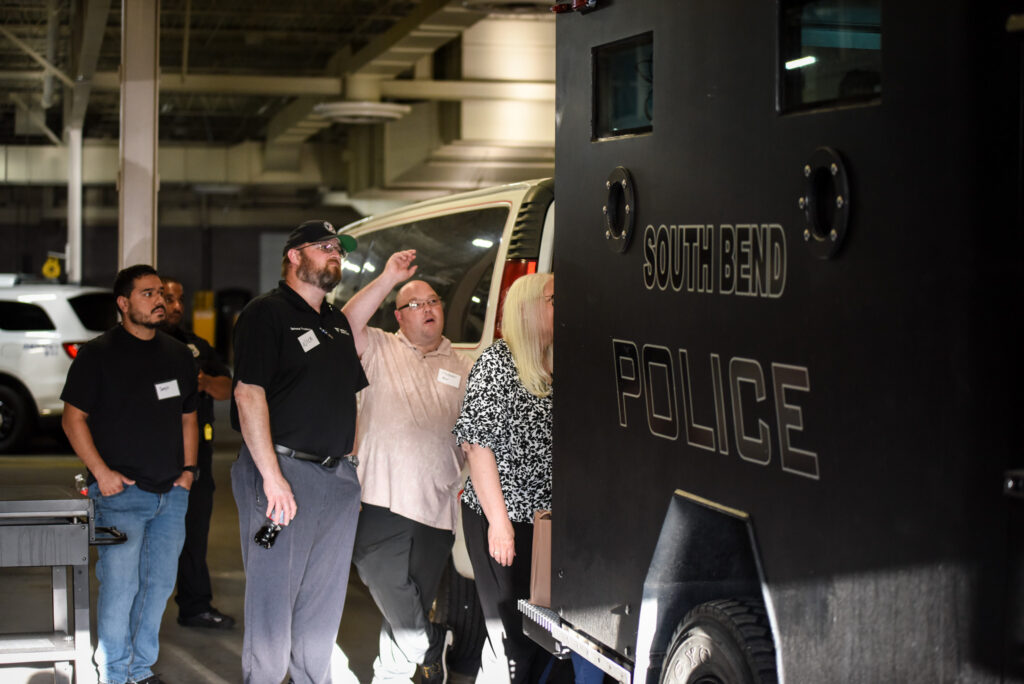 a group of people at a citizens police academy event
